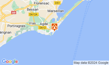 Mapa Cap d'Agde Apartamento 105870