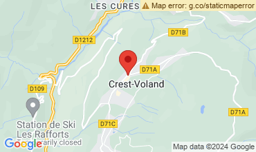 Mapa Crest Voland Cohennoz Apartamento 61393