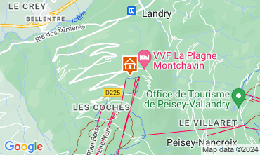 Mapa Montchavin les Coches Apartamento 48447