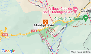 Mapa Montgenèvre Apartamento 59230