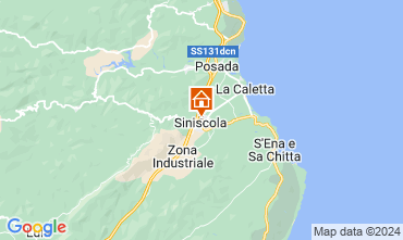 Mapa Siniscola Apartamento 96652