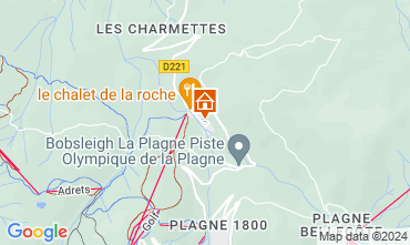 Mapa La Plagne Chalet 2126