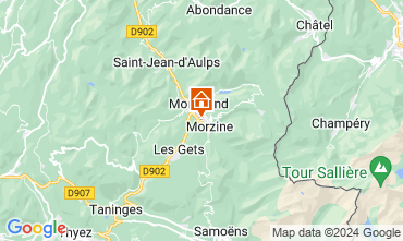 Mapa Morzine Apartamento 128145