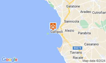 Mapa Gallipoli Apartamento 128638