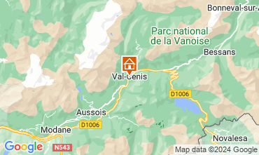 Mapa Termignon la Vanoise Apartamento 3324