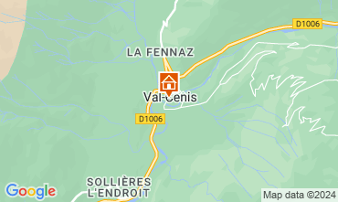 Mapa Termignon la Vanoise Apartamento 3324