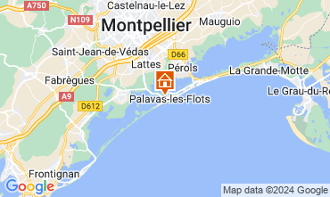 Mapa Palavas-les-Flots Apartamento 113745