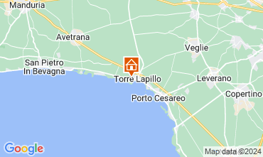 Mapa Porto Cesareo Apartamento 98906