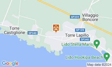 Mapa Porto Cesareo Apartamento 98906
