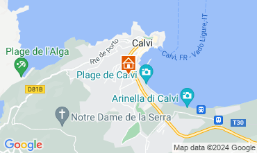 Mapa Calvi Apartamento 119355