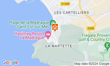 Mapa Saint Cyr sur Mer Estudio 128362