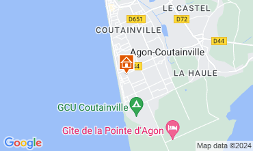 Mapa Agon-Coutainville Villa 15234
