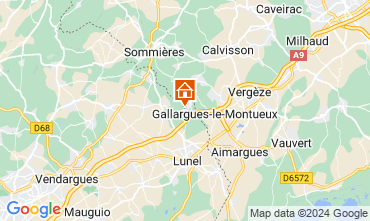 Mapa Montpellier Casa rural 103269