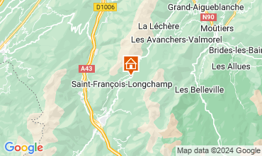 Mapa Saint Franois Longchamp Apartamento 73700