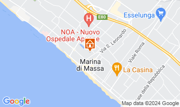 Mapa Marina di Massa Apartamento 45704