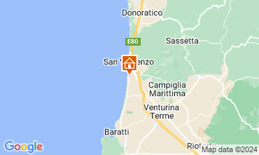 Mapa San Vincenzo Apartamento 102751