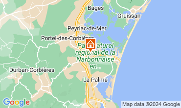 Mapa Narbonne plage Mobil home 127195