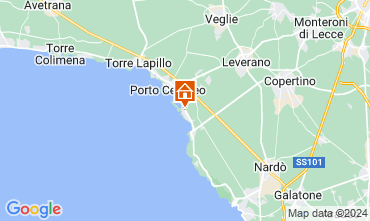 Mapa Porto Cesareo Villa 124461