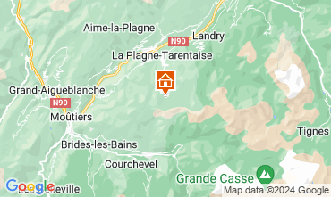 Mapa La Plagne Apartamento 123145