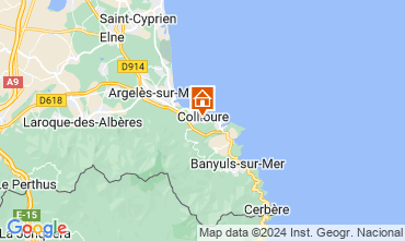 Mapa Collioure Apartamento 82736