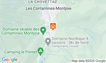 Mapa Les Contamines Montjoie Apartamento 121099