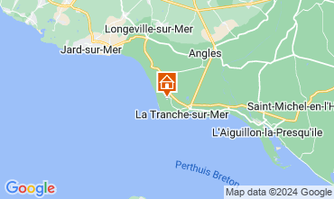 Mapa La Tranche-sur-mer Casa 128855