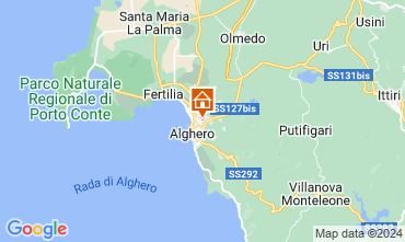 Mapa Alghero Villa 59944