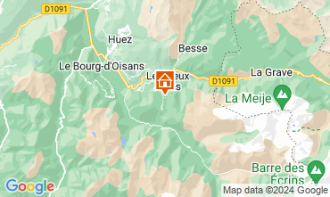 Mapa Les 2 Alpes Apartamento 127115