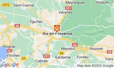 Mapa Aix en Provence Apartamento 126225