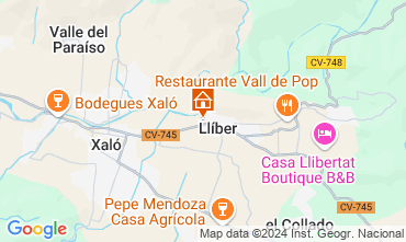 Mapa Calpe Apartamento 129216