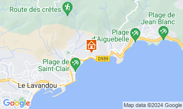 Mapa Le Lavandou Villa 128754