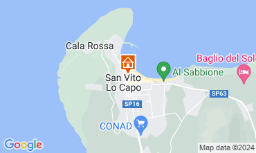 Mapa San Vito lo Capo Apartamento 113572