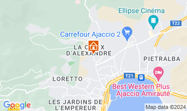 Mapa Ajaccio Apartamento 93029