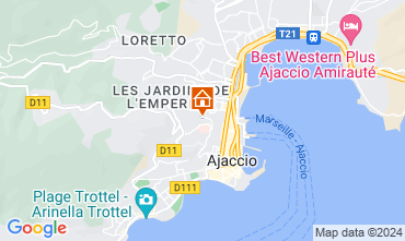 Mapa Ajaccio Estudio 119739
