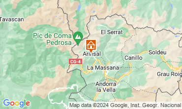 Mapa Pal-Arinsal Chalet 127242