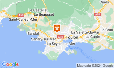 Mapa Ollioules Villa 89864