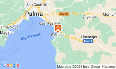 Mapa Palma de Mallorca Apartamento 126798