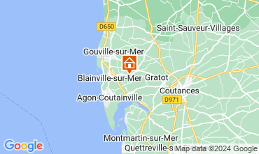 Mapa Blainville-sur-Mer Casa rural 60256