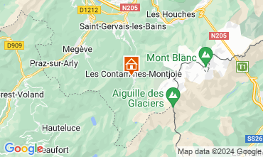 Mapa Les Contamines Montjoie Chalet 50772