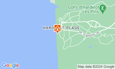 Mapa Hardelot Apartamento 127796