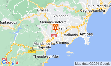 Mapa Mougins Apartamento 125111