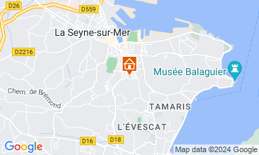 Mapa La Seyne sur Mer Apartamento 108145