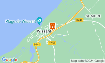 Mapa Wissant Casa rural 40792