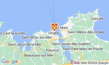 Mapa Dinard Apartamento 80077