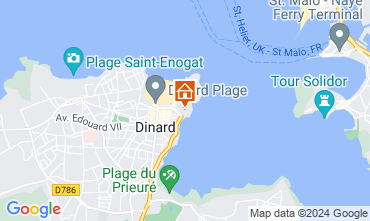 Mapa Dinard Apartamento 80077