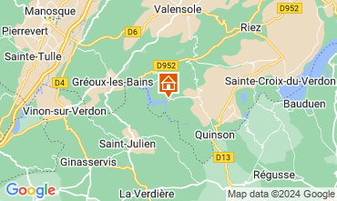 Mapa Esparron-de-Verdon Casa 87209