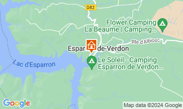 Mapa Esparron-de-Verdon Casa 87209