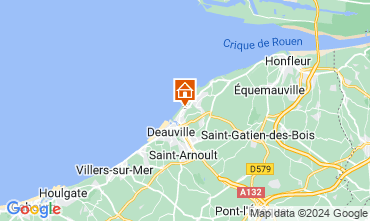 Mapa Trouville sur Mer Estudio 10805