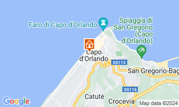 Mapa Capo d'Orlando Apartamento 61636