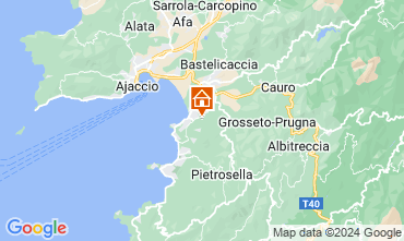 Mapa Porticcio Villa 119455
